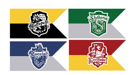 Hogwarts House Flags Printable Ideas